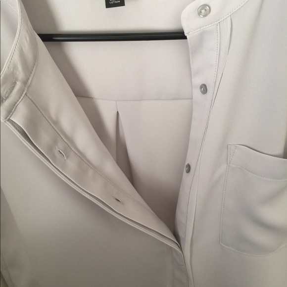 Simply Vera Verawang gray blouse XS - Picture 5 of 8